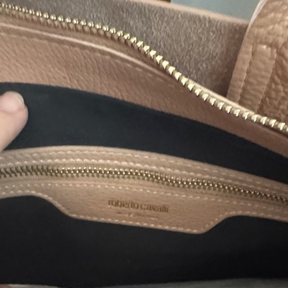 Roberto Cavalli Blush Leather Tote - Picture 8 of 12